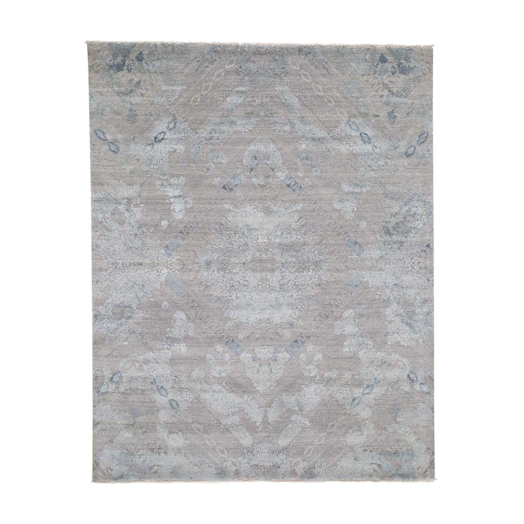 Wool and Silk Rugs LUV412641